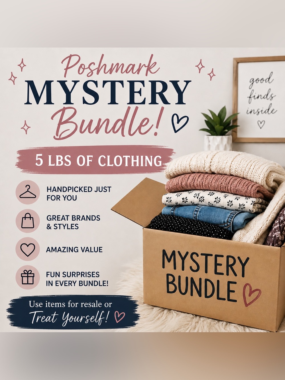 Mystery Clothing Bundle - Variety of Items - Women’s Sizes M/L, NWT, NWOT, EUC - Picture 1 of 1